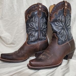 Woman cowgirl boots